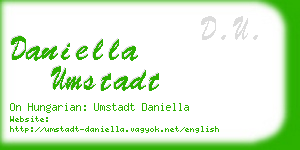 daniella umstadt business card